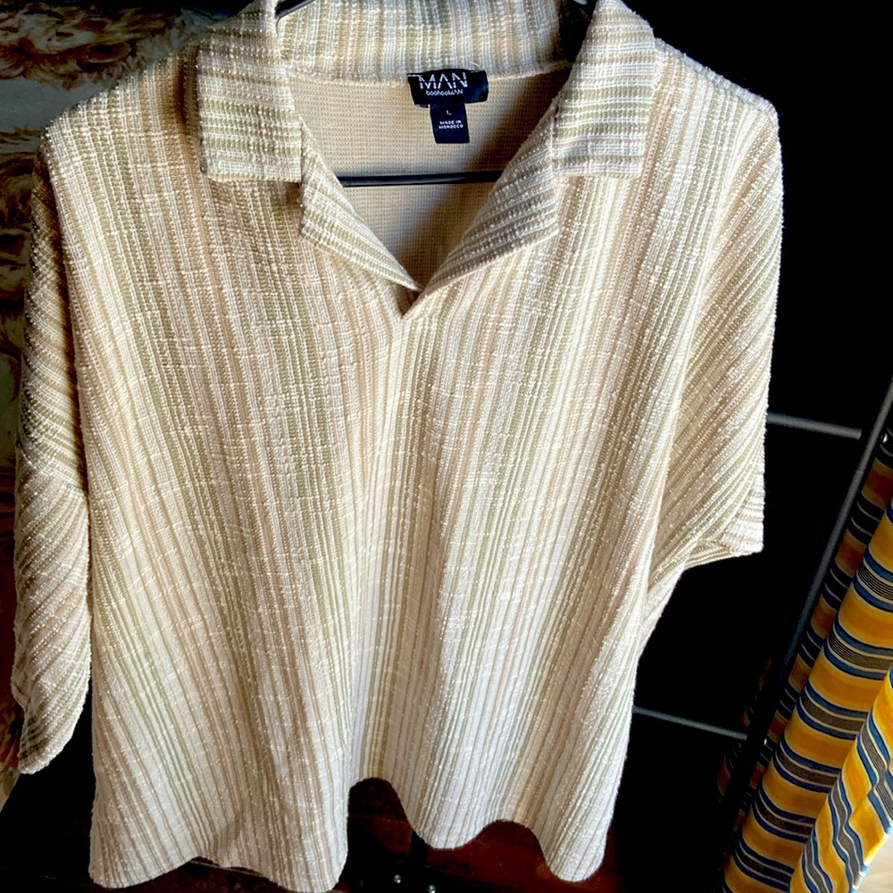 Oversized Boucle Revere Polo